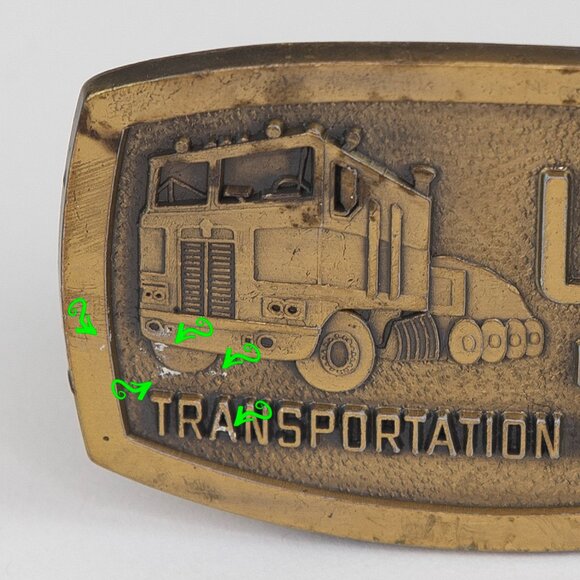 VTG - UTE Union Of Transportation Employees Belt Buckle - Picture 5 of 8